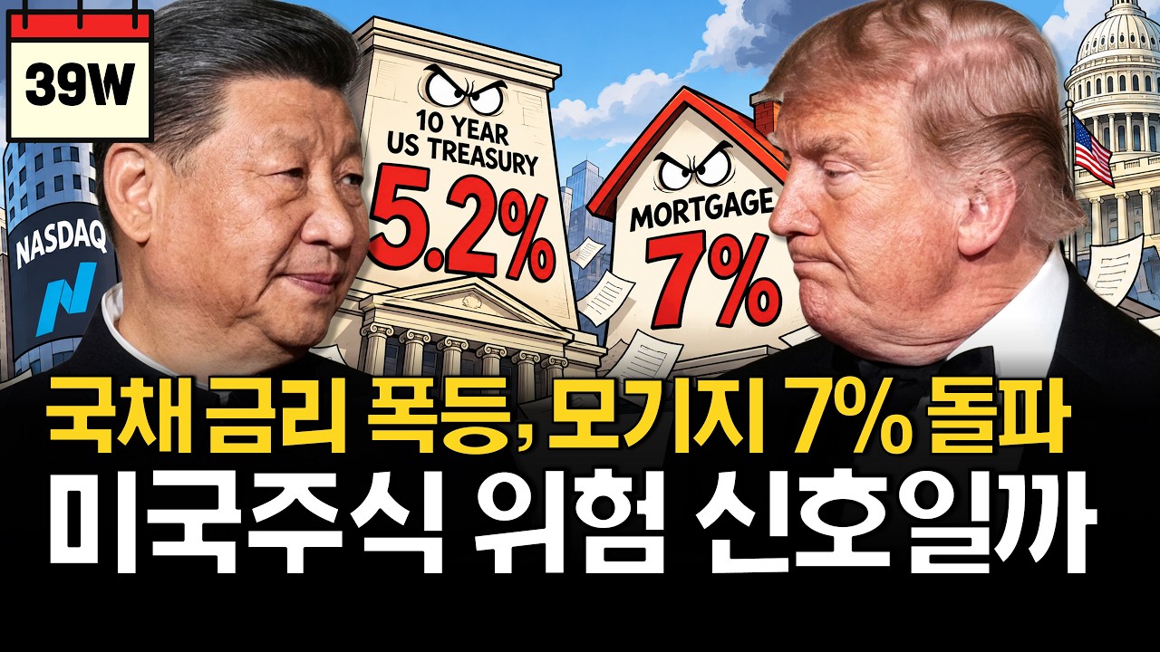 반도체 인버스 2,237억원 & 10년물 금리 폭등, 미국주식 위험 신호일까?