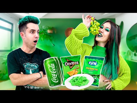 TUDO VERDE POR UM DIA INTEIRO | Maloucos