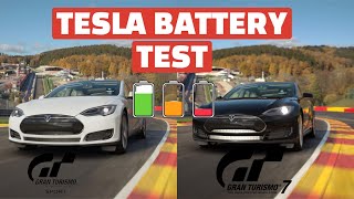 Will a Tesla battery get depleted in Gran Turismo 7 & Gran Turismo Sport?!