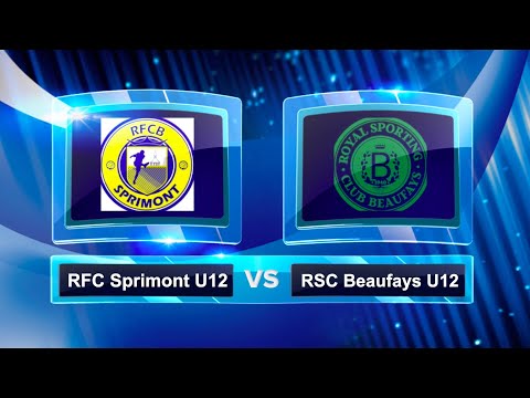 RFC Sprimont U12 vs RSC Beaufays U12 score final 9-0 le 12/12/2020