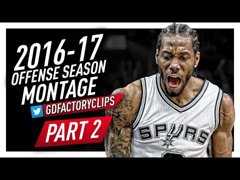 Kawhi Leonard Offense Highlights Montage 2016/2017 (Part 2) - MVP MODE!