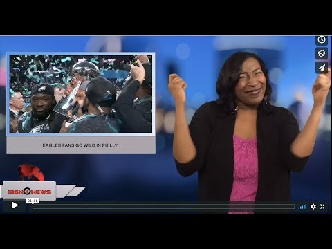 Eagles fans go wild in Philly (ASL - 2.5.18)