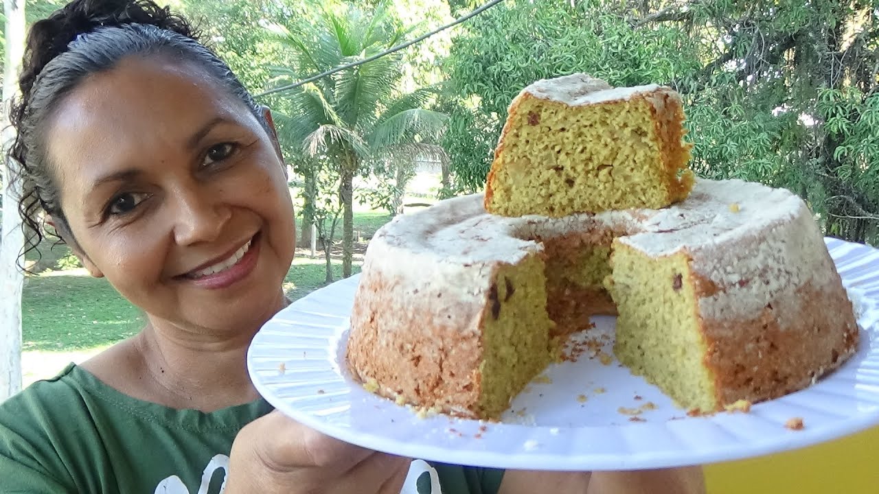 SEM AÇÚCAR SEM TRIGO SEM LEITE CRESCE ANTES DE IR PARA O FORNO/ BOLO FOFINHO