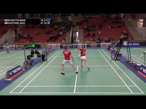 Match point - Russ / Tolman vs Easton / Lado - XD, SF - Hungarian Int. C'ships 2021