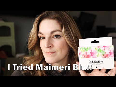 I finally tried out Maimeri Blu Watercolor Paints!! The Jenna Rainey collection
