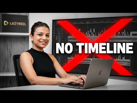 I deleted one word and the video cut itself (LazyReel for Mac)