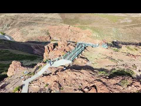 Paisajes únicos  del norte Neuquino -Andacollo, el mirador La Puntilla y el puente Butalón Norte.
