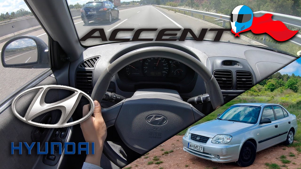 2004 Hyundai Accent 1.3 12v (62kW) POV 4K [Test Drive ...