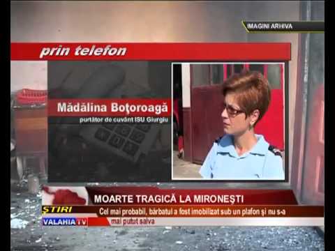 Moarte tragică la Mironeşti