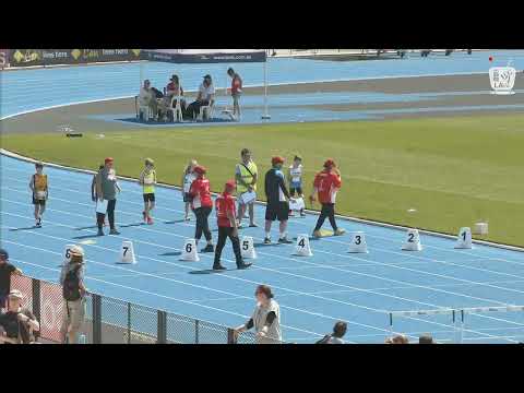 U10 Boys 60m Hurdles Timed Final 1: 2022 Commonwealth Bank State Track and Field Championships