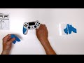 Lipdukai valdikliui Playstation 4 - Black Camo