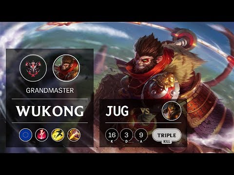 Wukong Jungle vs Jarvan IV - EUW Grandmaster Patch 10.1