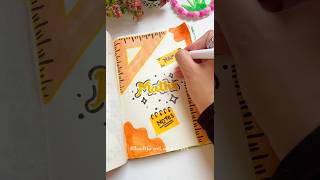 From Boring to WOW ✨ Stunning Maths Front Page Design | Must Try!