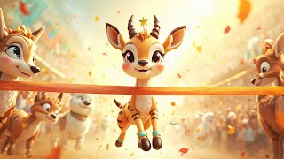 Gazelle Finds the Grit 🦌💪 | Kids’ Pop Song About Perseverance (Feature