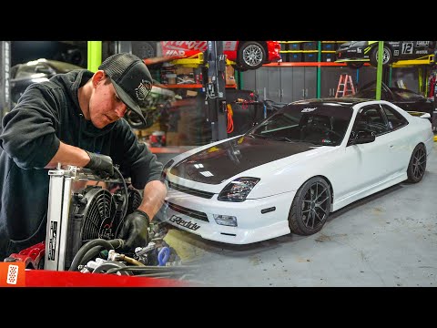 Installing a Mishimoto Cooling System on the @throtl 1997 Honda Prelude VTEC! (throtl Dream Build 5)