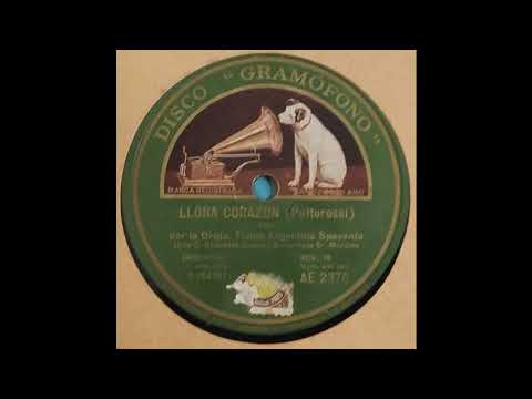 Llora corazón - Carlos Spaventa-Luis Scalon - 1928