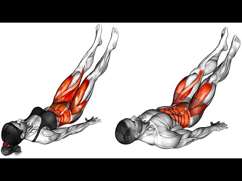 Esercizio per la parte bassa della pancia senza attrezzi