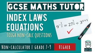 Difficult Algebraic Indices for Paper 1 Non Calculator | Higher GCSE Maths 14th May 2026 | REVISE9