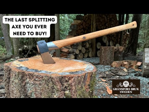 The Splitting Axe You Didn't Know EXISTED! Gransfors Bruk Large Splitting Axe - First Impressions!