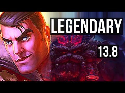 JAYCE vs ORNN (TOP) | 13 solo kills, Legendary, 24/3/7, 65% winrate | KR Diamond | 13.8