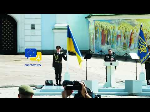 Video Thumbnail: Ukraine Honours Its Fallen: Von der Leyen Stands in Silence as Anthem Echoes in Kyiv