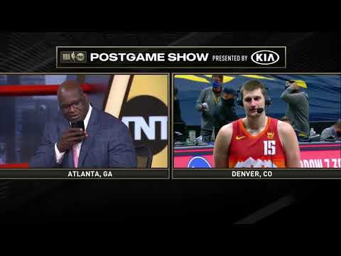 Jokic i Sek pricaju na srpskom | Jokic and Shaq speaking on Serbian :D | Postgame Interview