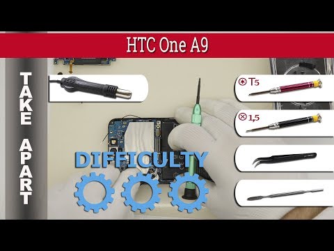 How to disassemble 📱 HTC One A9 2PQ9100 Take apart Tutorial