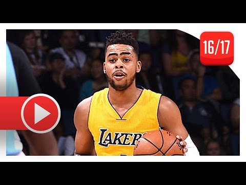 D'Angelo Russell Full PS Highlights vs Nuggets (2016.10.09) - 33 Pts, CRAZY Shooting!