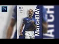 Simple Photoshop Tutorial: Matchday Image