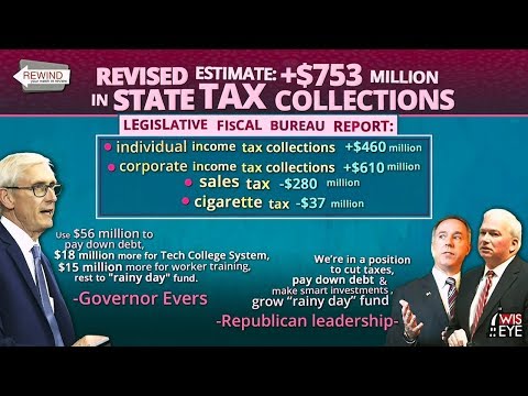 WisEye Morning Minute: Rewind - Revised Estimate: +$753 Million in State Tax Collections