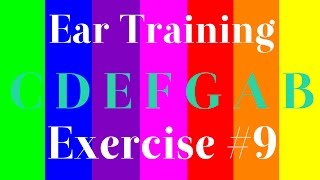 ear training for singers songwriters & composer | major scale 4 note sequence #9