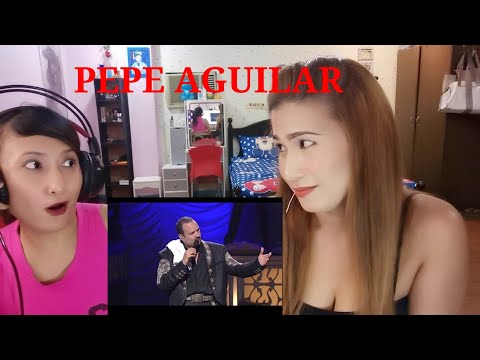 First time reacting to PEPE AGUILAR || Por Mujeres como tu. (live)