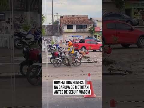 😴🛵 Uma cena curiosa chamou atenção em Imperatriz, no Maranhão