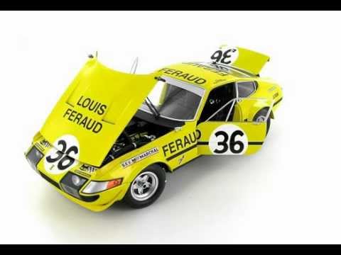 Ferrari 365 GTB/4 Le Mans 1972  1:18 Scale Model Car