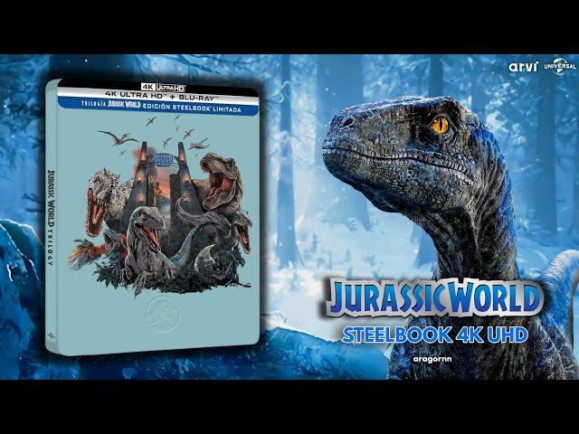 Vídeo relacionado con Trilogía Jurassic World (4K UHD + Blu-ray) (Ed. Especial metálica) [Blu-ray]