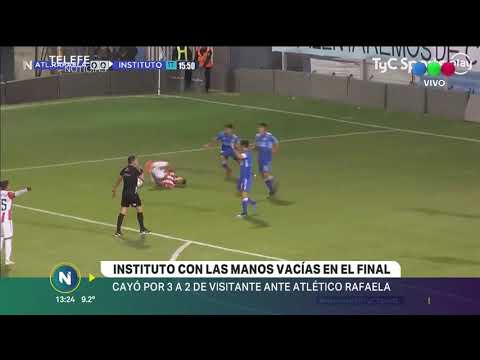 INSTITUTO CAYÓ 3 A 2 ANTE ATLÉTICO RAFAELA