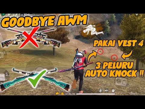 GOODBYE AWM !! COBAIN PAKAI DOUBLE KAR 98K GAK SAMPAI 2 DETIK BUAT KNOCK IN MUSUH !!