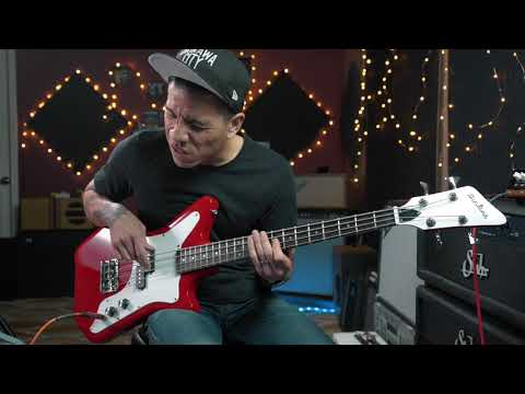 Airline Guitars Jetsons Jr Bass Red image 13