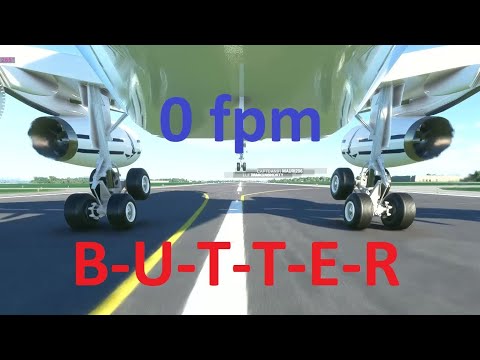 #Swiss001landing | a330 B-U-T-T-E-R landing | Microsoft Flight Simulator