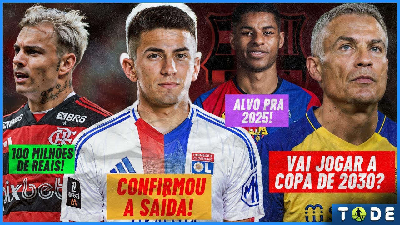 ALMADA DEIXA o BOTAFOGO l R. GUEDES no FLAMENGO l RASHFORD no BARÇA l CR7 na COPA de 2030
