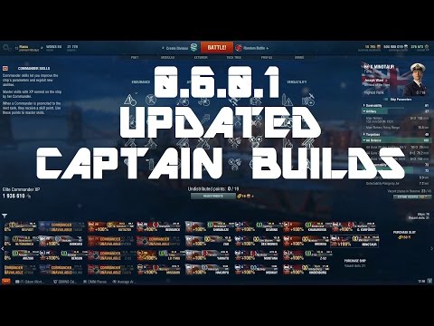 0.6.0.1 Updated Captain Builds