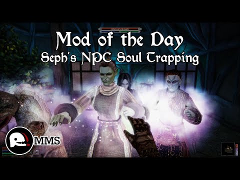 Morrowind Mod of the Day EP165 - Seph's NPC Soul Trapping Showcase