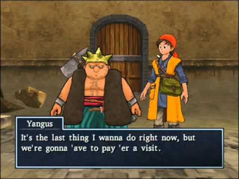 55 Dragon Quest 8 Cut-scene - Setting out to go see Red