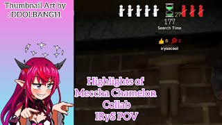 Highlights of Mecccha Chamelon Collab IRyS POV [hololive EN]