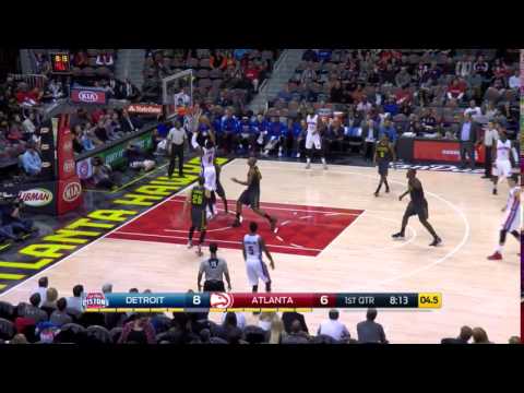 Andre Drummond In Your Face Dunk On Kent Bazemore