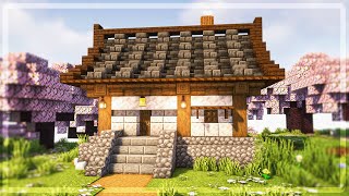 Building a SMALL &amp; EASY Japanese House in Minecraft - Tutorial