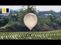 North Korea floats faeces-filled balloons over border