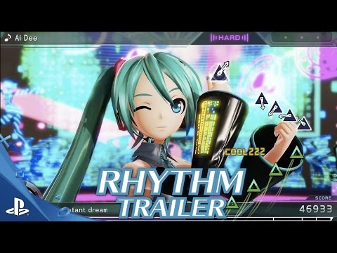 Hatsune Miku: Project DIVA X - Rhythm Trailer | PS4, PSVITA
