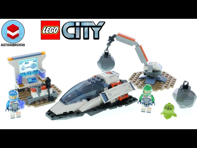 Vídeo relacionado con LEGO City Nave Espacial y Descubrimiento del Asteroide, Vehículo de Juguete, Regalo para Niños y Niñas de 4 Años o Más, Juego de Simulación, 2 Minifiguras de Astronautas y Figura de Alien 60429
