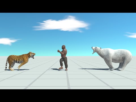 POLAR BEAR & TIGER vs EVERY UNIT - Animal Revolt Battle Simulator